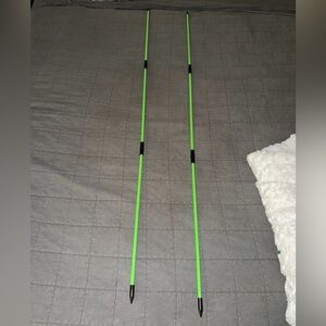 Golf Alignment Sticks - Green - Collapsible